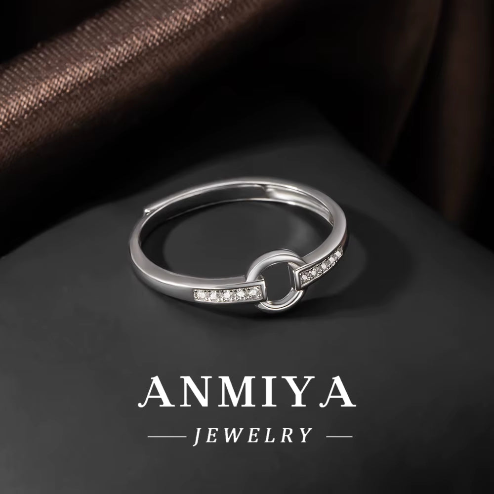 Wholesale 925 Geometric Ring Minimalist Silver Jewelry Bulk Orders for Daily Wear/Stacking/Gift