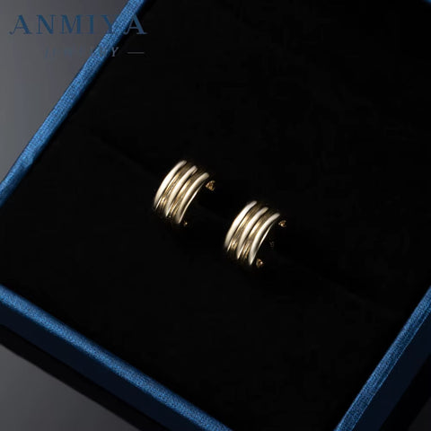 Fine Jewelry Earrings High Quality Fashion Jewelry Inspired Designer Stud Earrings 18K Gold Plated Earrings