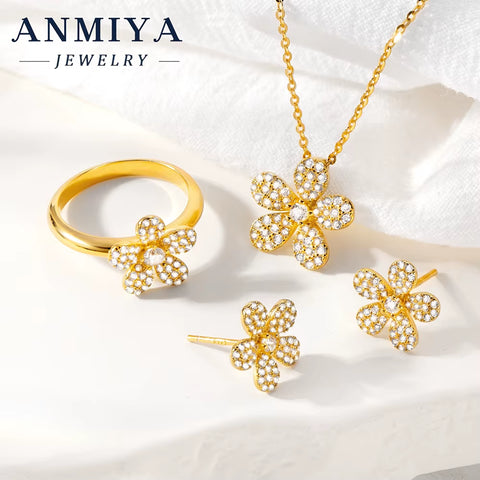 Luxury Sterling Silver Jewelry Elegant Boxed Set Anniversary Gift for Her Silver 925 Set