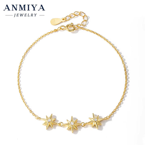 925 Sterling Silver Jewelry Lucky Clover Star Bracelet Adjustable Chain for Daily Wear Silver Clover Bracelet