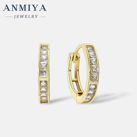 925 Sterling Silver 14K 18K Gold Plated Popular Women Fine Jewelry Timeless Huggie Hoop Earring Wholesale
