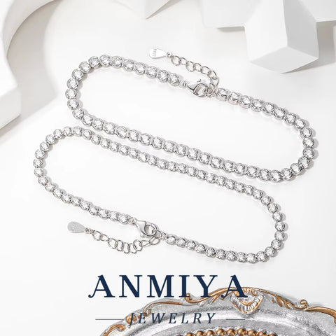 Evening Silver Jewelry Crystal Clover Bracelet, 925 Sterling Glamorous Jewelry for Cocktail Parties