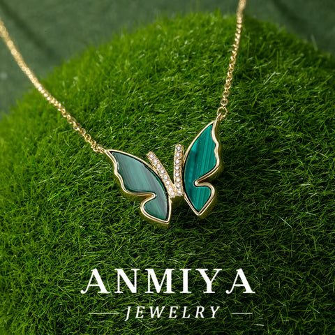 Malachite 925 Necklace, a Stunning Silver Jewelry Addition to Your Collection