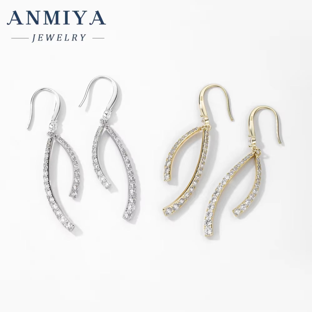 Best Selling 925 Sterling Silver Cross Inoxidable Hook Earrings with Tassels Classic Style Rhodium Plated 18K Gold Anniversary