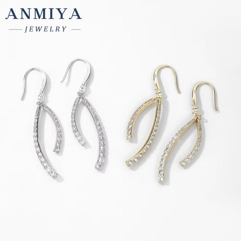 Best Selling 925 Sterling Silver Cross Inoxidable Hook Earrings with Tassels Classic Style Rhodium Plated 18K Gold Anniversary