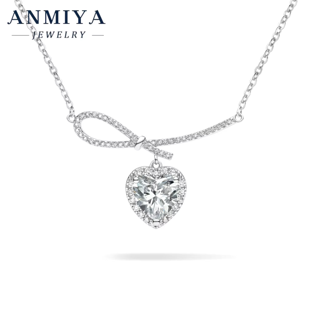 925 Sterling Silver Jewelry Set with ZIRCON - Matching Earrings & Necklace, Durable Silver 925 Jewelry Gift Package