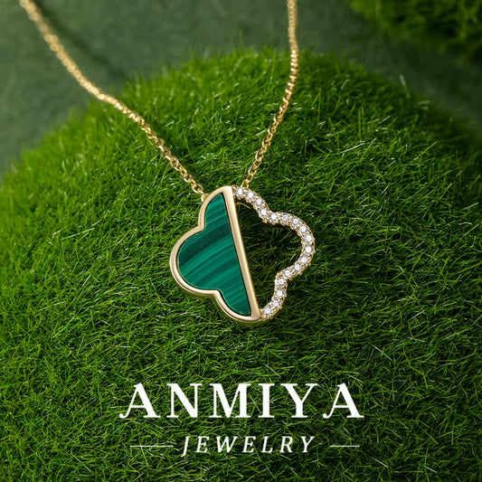 Malachite 925 Necklace, a Stunning Silver Jewelry Addition to Your Collection