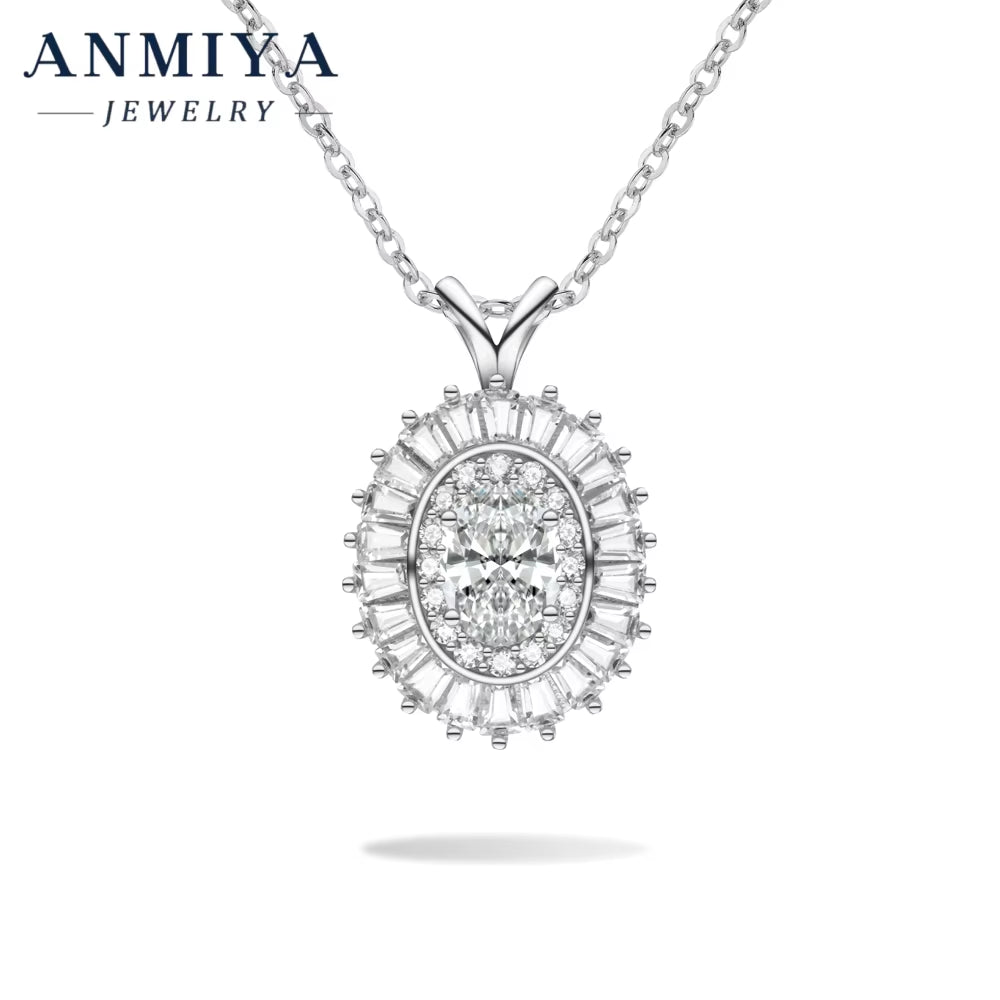 925 Sterling Silver Jewelry Set with ZIRCON - Matching Earrings & Necklace, Durable Silver 925 Jewelry Gift Package