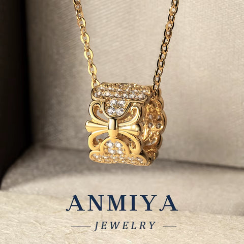 Handmade 925 Necklace&Earring - Vintage Silver Jewelry Set with Gemstones, Sterling Silver 925 Gift