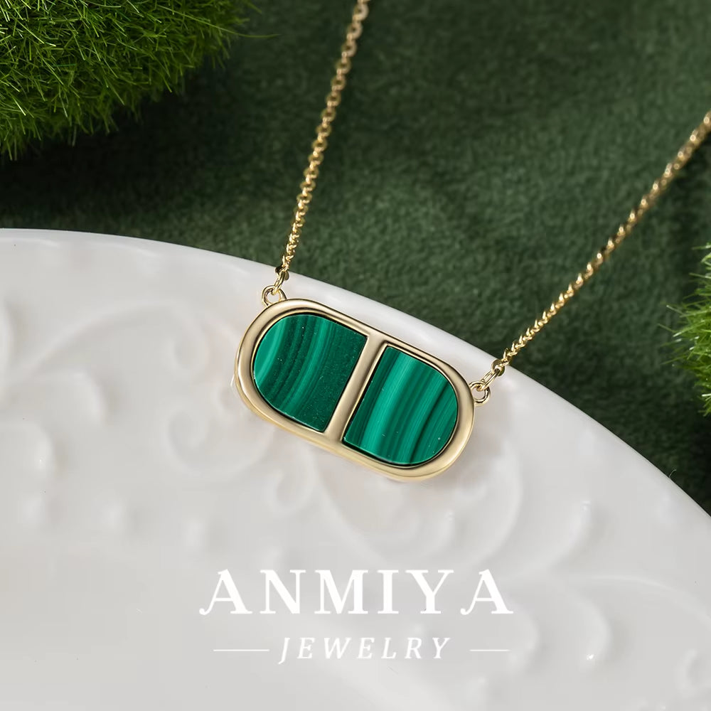 Elevate Your Style with Malachite 925 Necklace, a Must-Have Silver Jewelry Piece