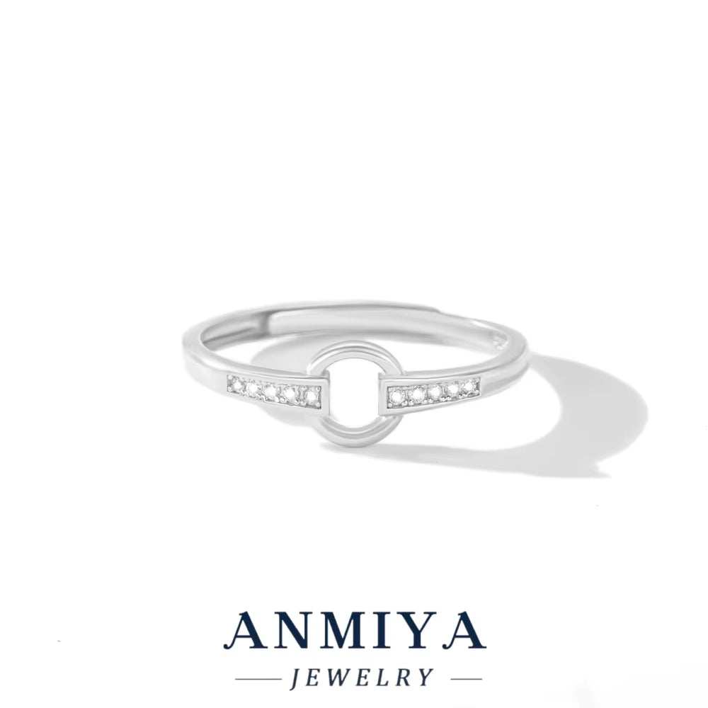 Wholesale 925 Geometric Ring Minimalist Silver Jewelry Bulk Orders for Daily Wear/Stacking/Gift