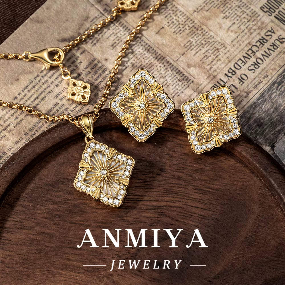 Minimalist Silver Jewelry Set - 925 Necklace & Earrings for Women, Sterling Silver 925 Everyday Wear