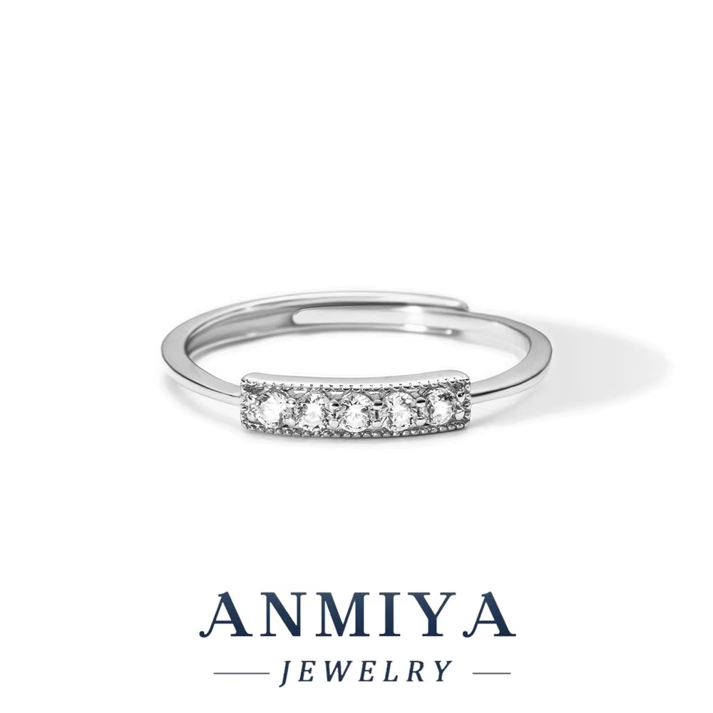 Fashion Jewelry 925 Sterling Silver Stacked Wear Ring Jewelry for Women 18K Gold Plated 925 Silver Wedding Engagement Rings