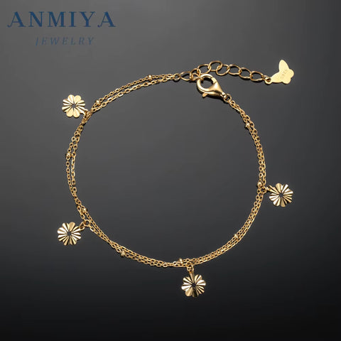 New Design Gold 18K 925 Silver Chain Bracelets Women Fashion Luxury Hand Chain Bracelet for Girls