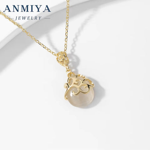 2024 Hot Custom Wholesale Simple S925 Sterling Silver 18K Gold Fine Necklace for Girl Gift