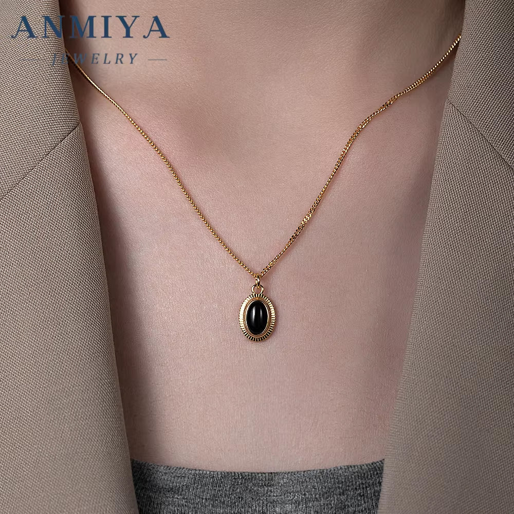 Charm Silver 925 Necklace Interchangeable Pendant Jewelry, Sterling Silver Geometric Necklace for Daily Styling