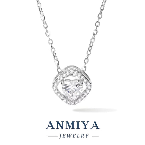 Best Selling Unique Fashion Jewelry Heart Necklaces Luxury Pendants Necklace Jewelry Wholesale 925 Silver Necklace