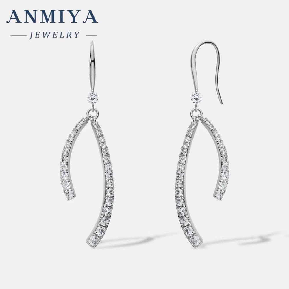 Best Selling 925 Sterling Silver Cross Inoxidable Hook Earrings with Tassels Classic Style Rhodium Plated 18K Gold Anniversary