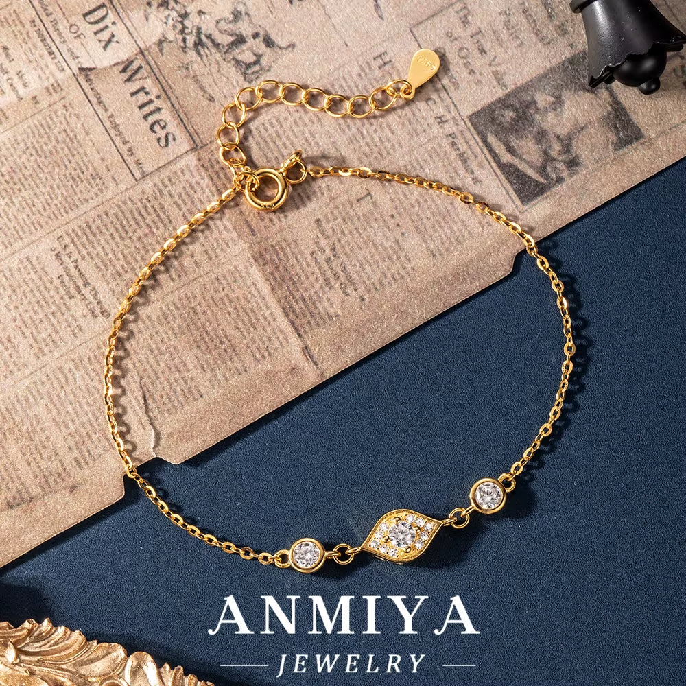 Minimalist Silver Jewelry Thin Chain Clover Bracelet Delicate Everyday Wear Silver Clover Bracelet