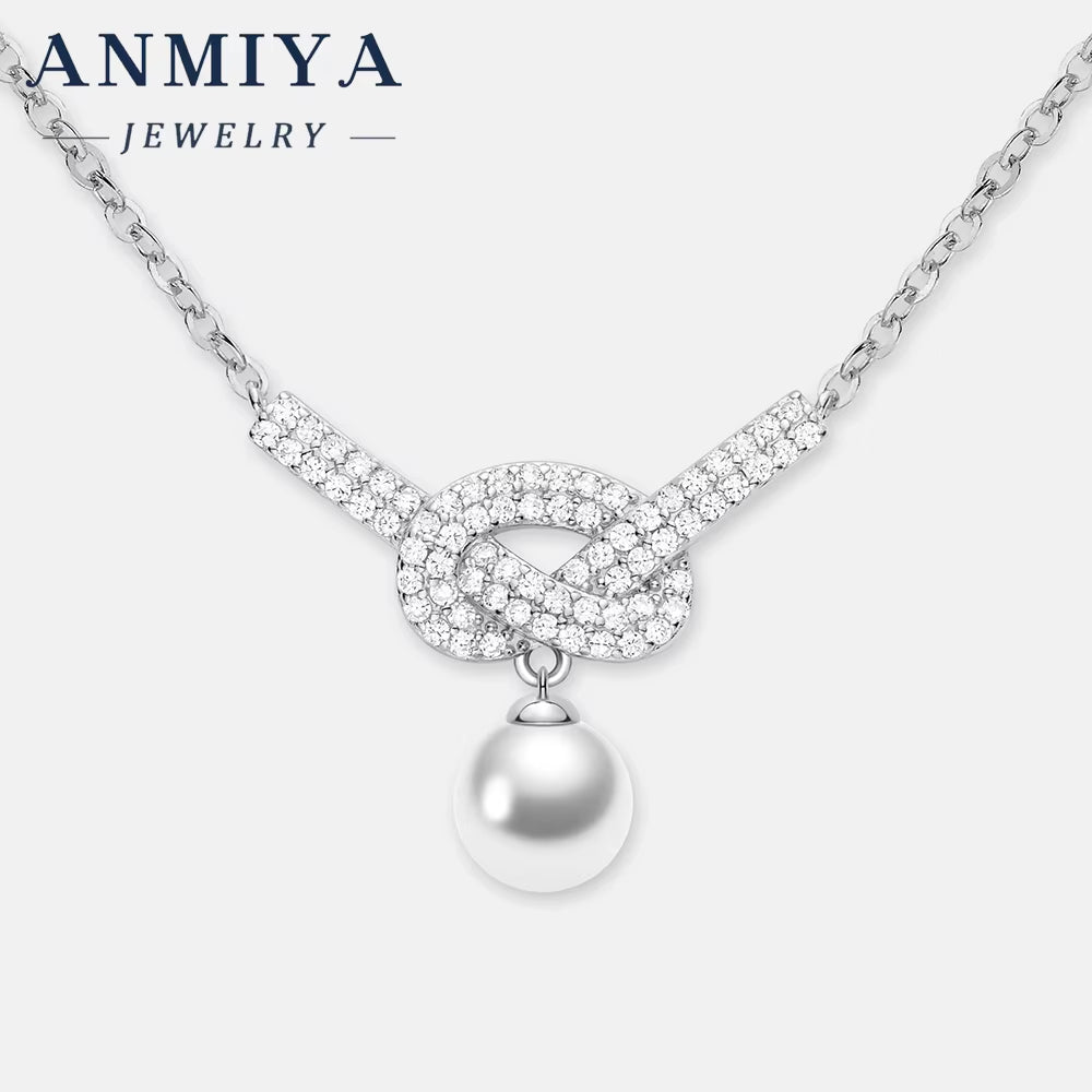 Custom Vintage Elegant Pearl Necklace Factory-Plated 925 Silver & 14K Gold Link Chain Wedding Choker for Gift