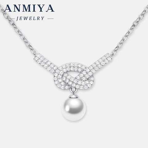 Custom Vintage Elegant Pearl Necklace Factory-Plated 925 Silver & 14K Gold Link Chain Wedding Choker for Gift