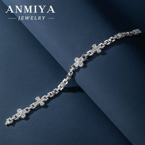 Waterproof Silver Jewelry Swimming Clover Bracelet Beach Vacation Proof Silver Clover Bracelet