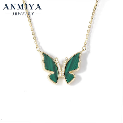 Malachite 925 Necklace, a Stunning Silver Jewelry Addition to Your Collection