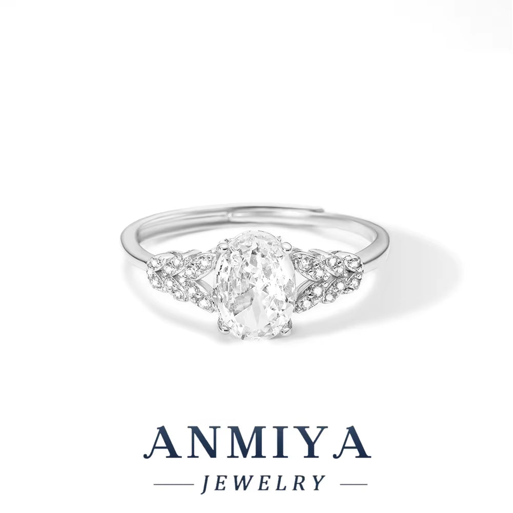 Simple Fashion Jewelry 925 Sterling Silver Plain Circle Ring Set for Women INS Style Niche Light Luxury Personality Base Ring