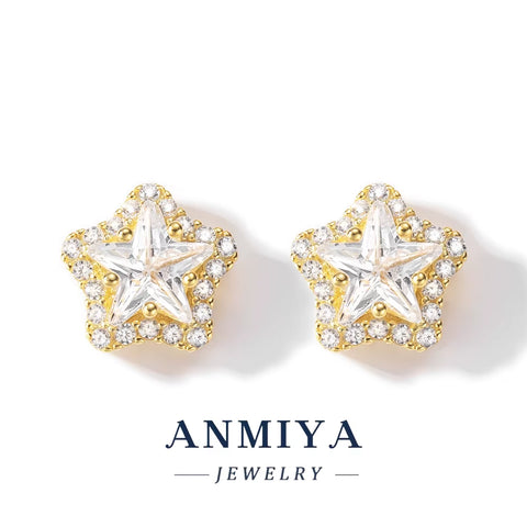 Everyday Silver 925 Star Jewelry Set, Versatile Sterling Silver Jewelry for Women, Lightweight 925 Silver Necklace & Earrings