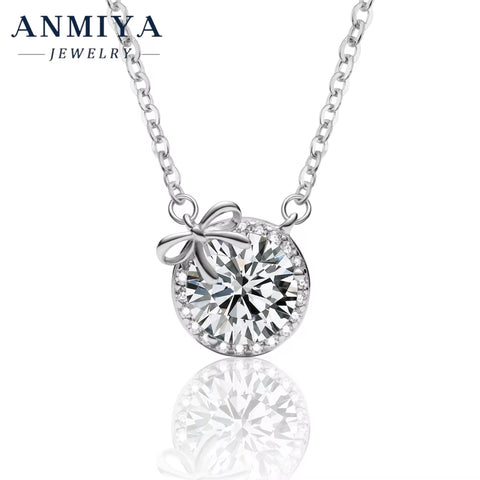 Bridal Moissanite 925 Silver Jewelry Set - Matching Earrings & Necklace, Sterling Silver 925 Jewelry Wedding Gift Package