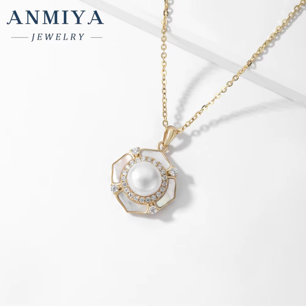 Temperament Fine Fashion Jewelry Fresh Water Pearl Necklace Women 925 Sterling Silver Necklace for Girl Wholesale