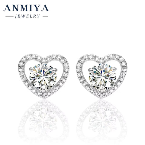 Bridal Moissanite 925 Silver Jewelry Set - Matching Earrings & Necklace, Sterling Silver 925 Jewelry Wedding Gift Package