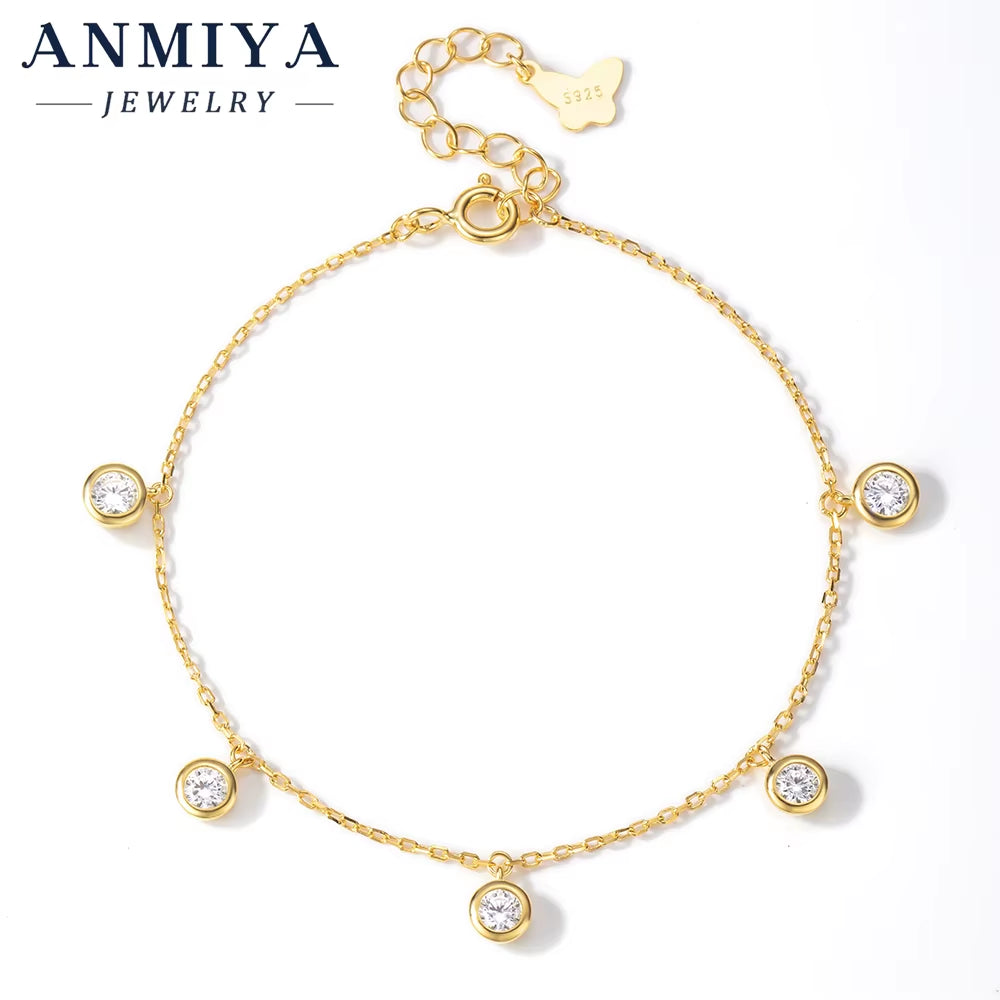 Tarnish Resistant Silver Jewelry Protective Coated Clover Bracelet Long Lasting Shine Silver Clover Bracelet