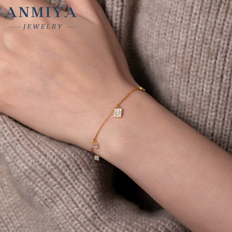 Office Silver Jewelry Professional Clover Bracelet Subtle Elegance Silver Clover Bracelet