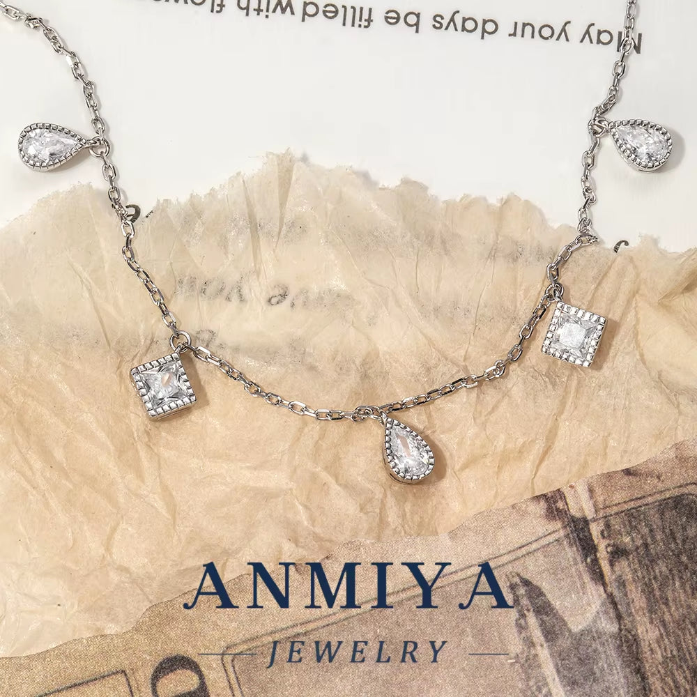 Beach Silver Jewelry Tarnish-Resistant Clover Bracelet, 925 Sterling Waterproof Jewelry for Vacation Wear