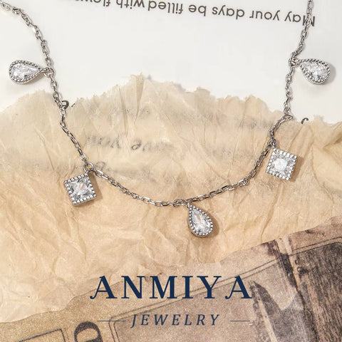 Beach Silver Jewelry Tarnish-Resistant Clover Bracelet, 925 Sterling Waterproof Jewelry for Vacation Wear