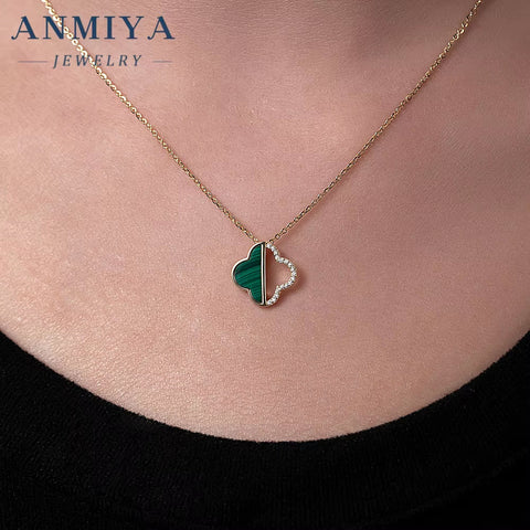 Malachite 925 Necklace, a Stunning Silver Jewelry Addition to Your Collection