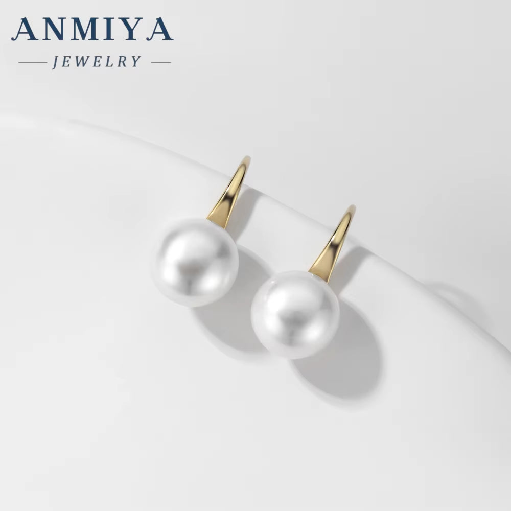 Manufacturer Best-Selling Trendy Pearl Earrings Classic 925 Silver Temperament Korean Style Ear Stud Pearl Earrings for Women