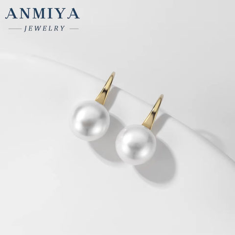 Manufacturer Best-Selling Trendy Pearl Earrings Classic 925 Silver Temperament Korean Style Ear Stud Pearl Earrings for Women