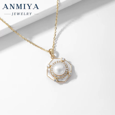 Temperament Fine Fashion Jewelry Fresh Water Pearl Necklace Women 925 Sterling Silver Necklace for Girl Wholesale