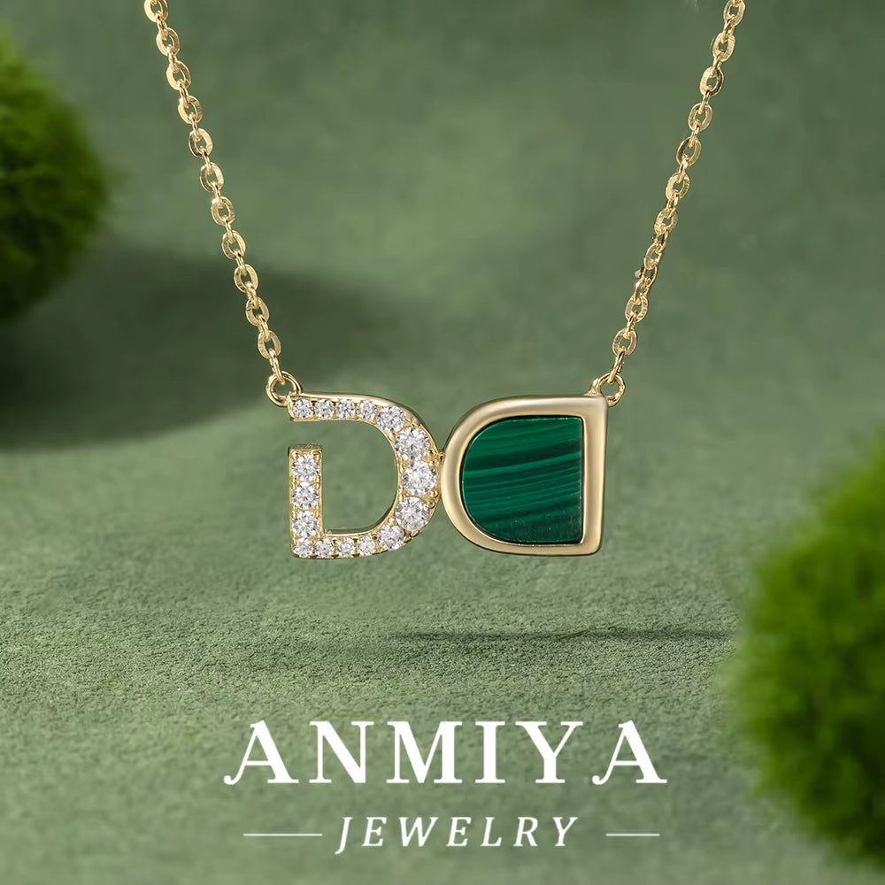 Malachite Gemstone 925 Necklace, a Piece of Silver Jewelry for Your Unique Style