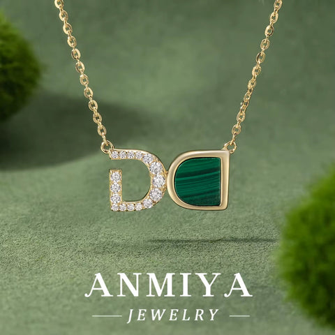 Malachite Gemstone 925 Necklace, a Piece of Silver Jewelry for Your Unique Style