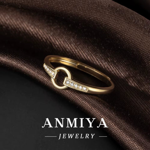 Wholesale 925 Geometric Ring Minimalist Silver Jewelry Bulk Orders for Daily Wear/Stacking/Gift