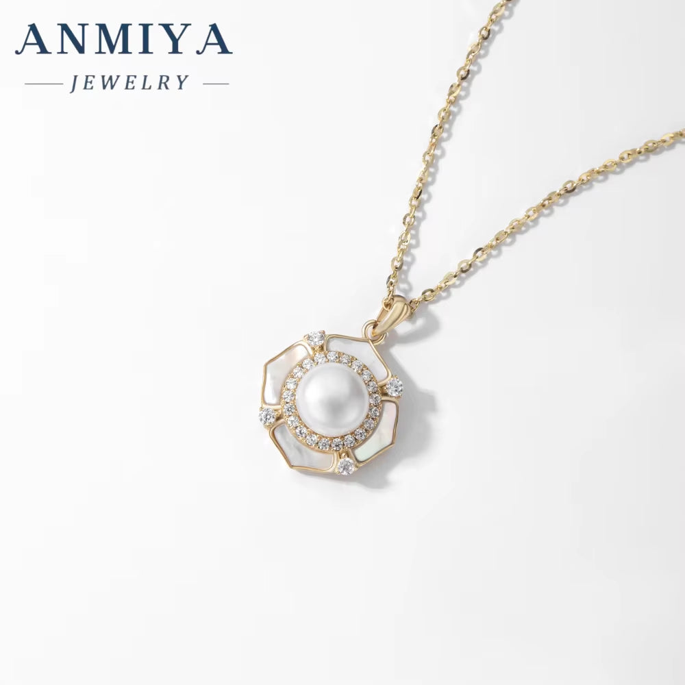 Temperament Fine Fashion Jewelry Fresh Water Pearl Necklace Women 925 Sterling Silver Necklace for Girl Wholesale