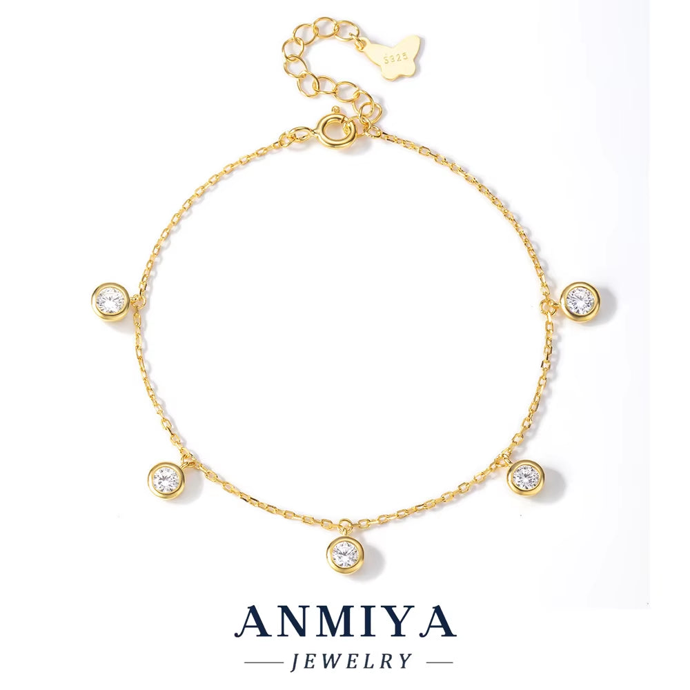 Luxury Silver Clover Bracelet Gold Plated Clasp, 925 Sterling Premium Jewelry for VIP Gifting