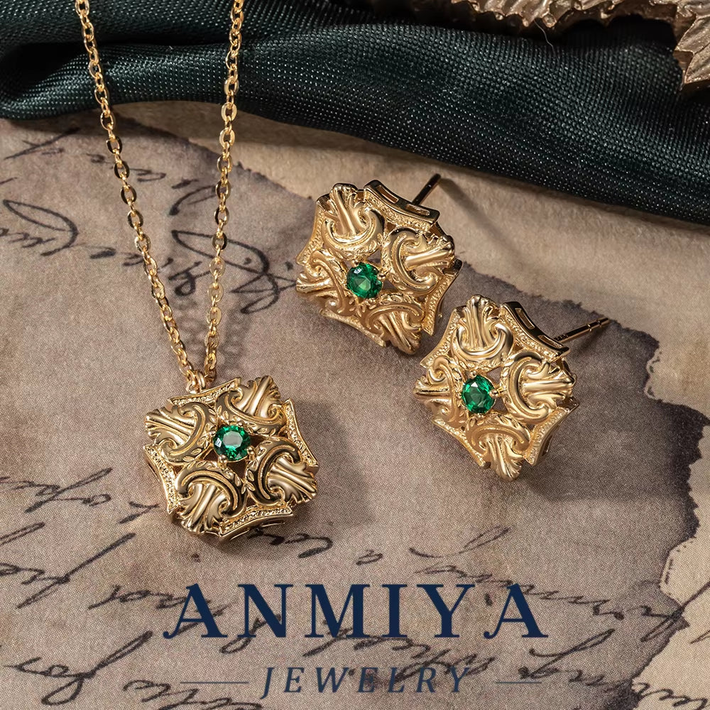 925 Silver Jewelry Set for Women - Geometric Elegant 925 Necklace & Earrings Gift Set, Sterling Silver Jewelry Collection