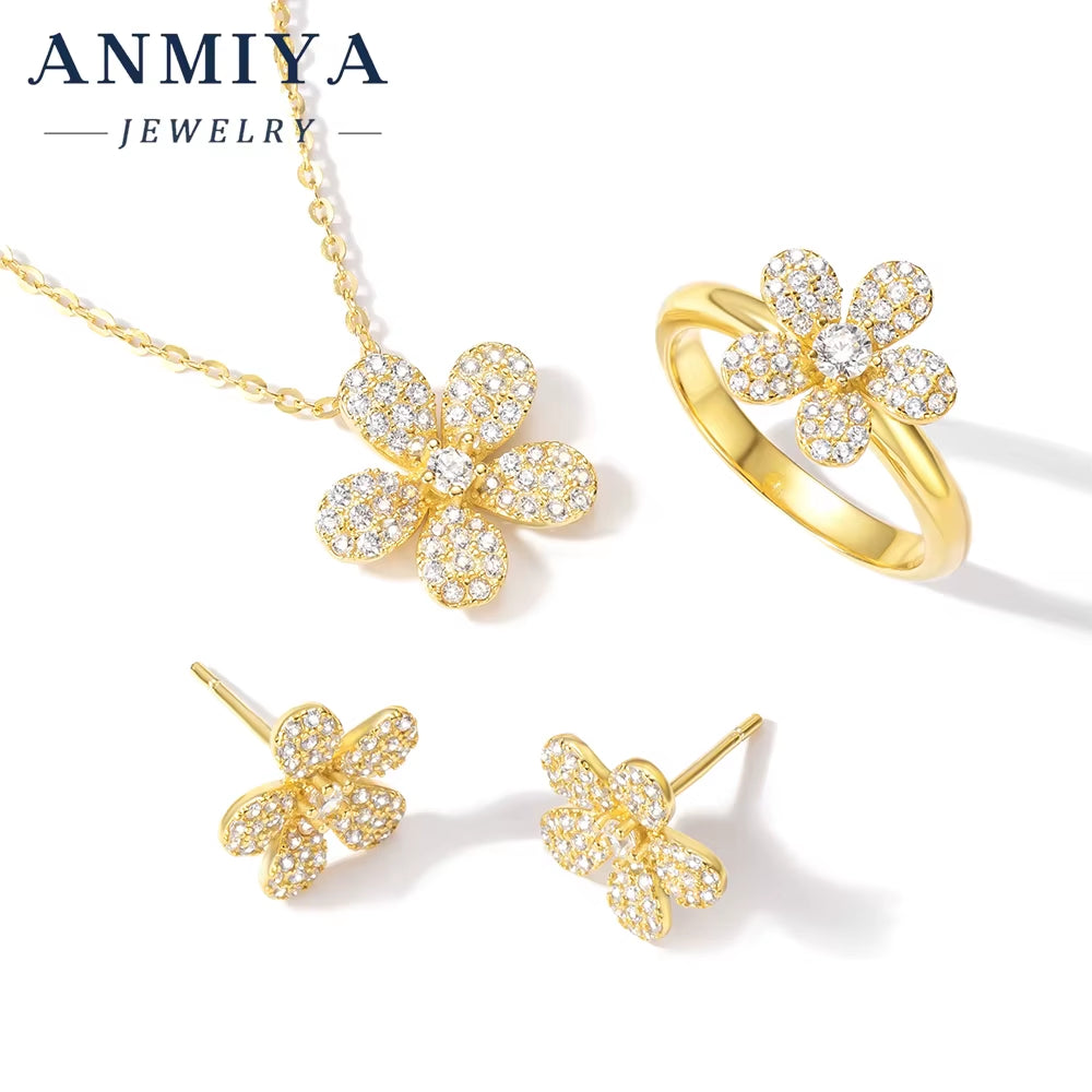 Luxury Sterling Silver Jewelry Elegant Boxed Set Anniversary Gift for Her Silver 925 Set