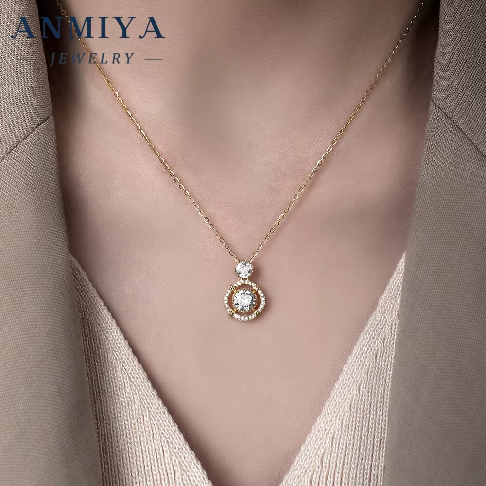 Trendy Silver Jewelry 925 Sterling Set Geometric Zircon Pave Cutout Design Earrings for Holiday Gifts