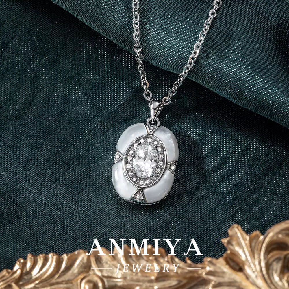 Minimalist Circle Design Silver Plated Silver 925 Jewelry Set with Jade Accents and Geometric Zircon Inlay for Gifts