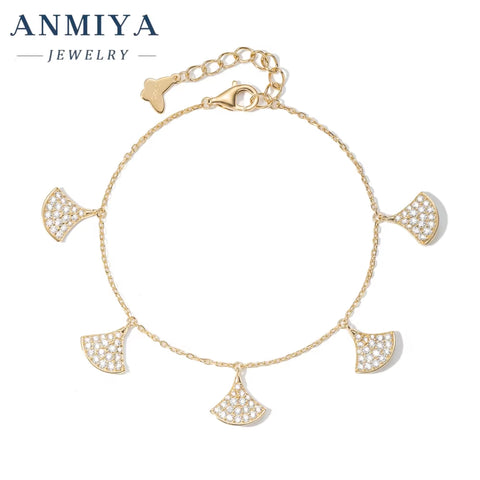 Minimalist Silver Jewelry Delicate Clover Bracelet with Mult-Leaves, Secure Lobster Clasp for Office Wear